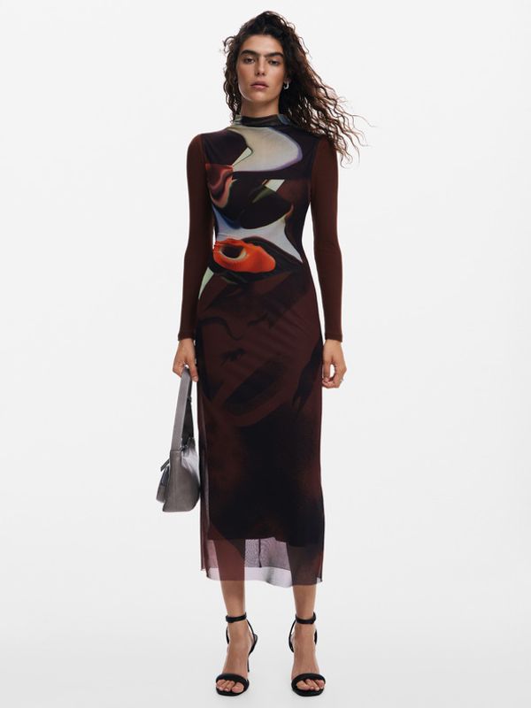 Desigual Desigual Lincoln Haljina smeđa