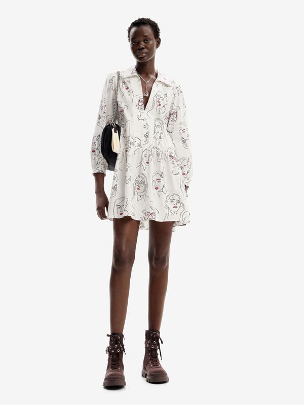 Desigual Desigual Louisville Haljina bijela