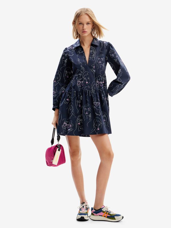 Desigual Desigual Louisville Haljina plava