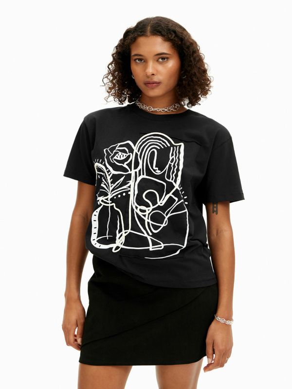 Desigual Desigual Majica crna
