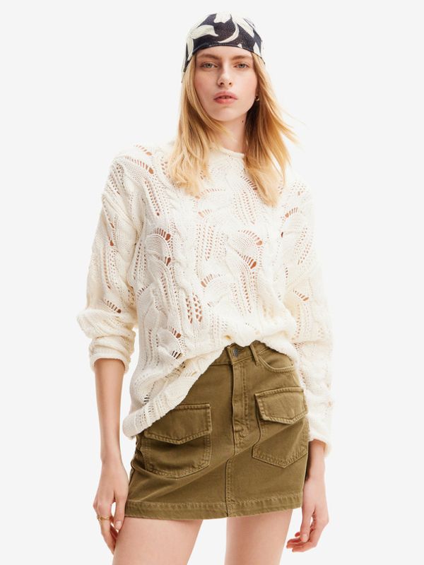 Desigual Desigual Milano Džemper bijela