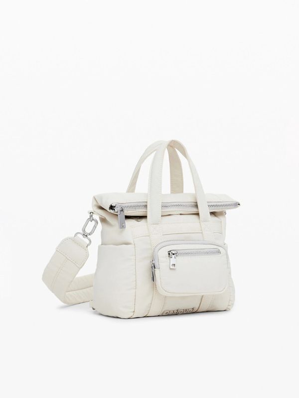 Desigual Desigual Modular Voyager Micro Torba bijela