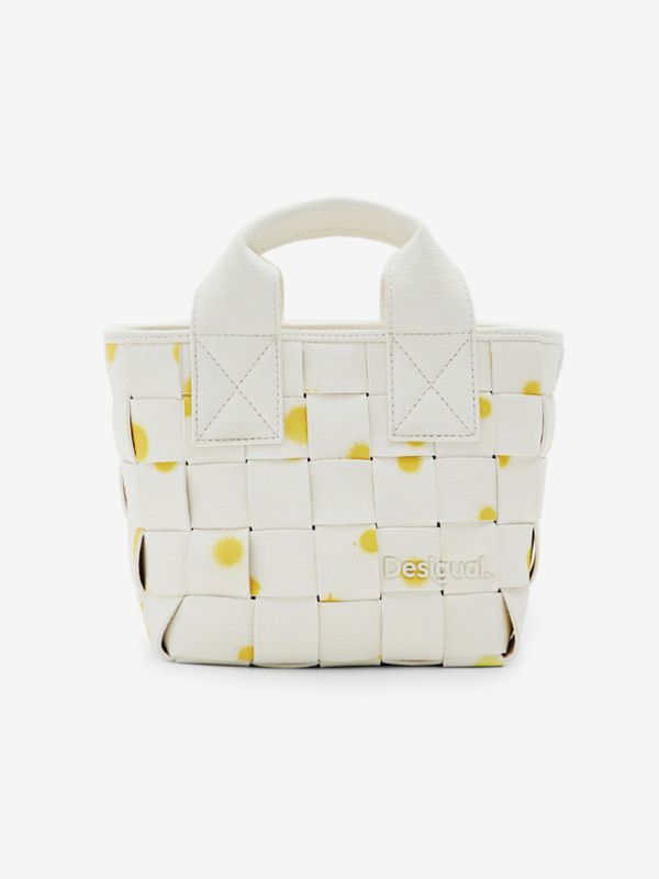 Desigual Desigual New Splatter Valdivia Micro Torba bijela