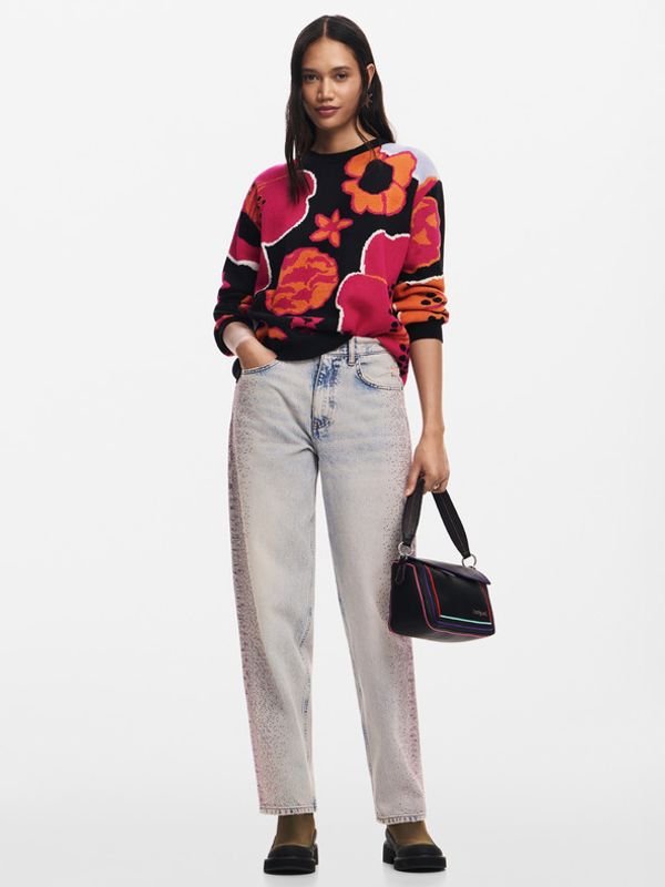 Desigual Desigual Niagara Džemper crna