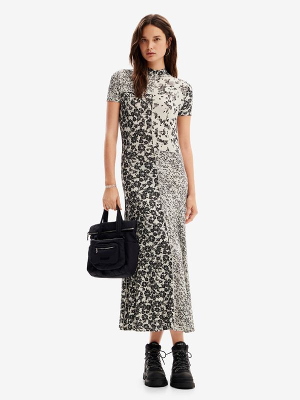 Desigual Desigual Patchsi Haljina bijela