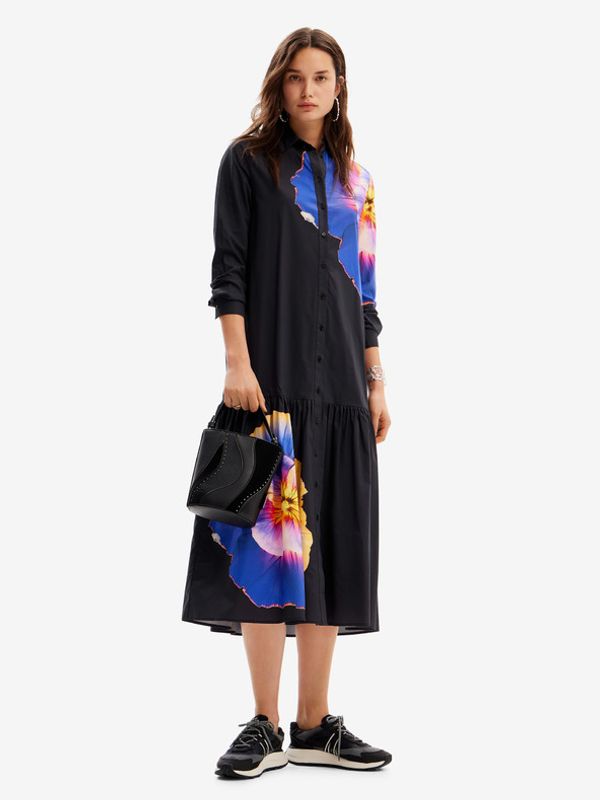 Desigual Desigual Pensamento-Lacroix Haljina crna