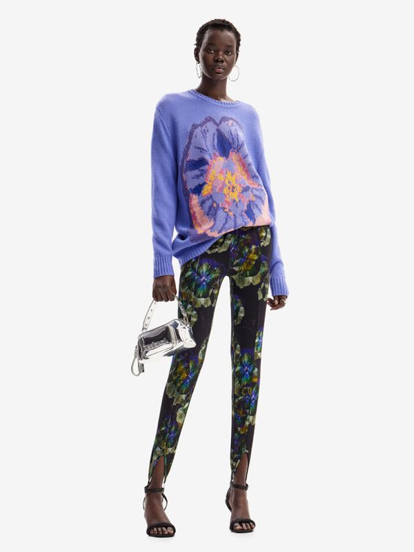 Desigual Desigual Pensee Lacroix Džemper ljubičasta