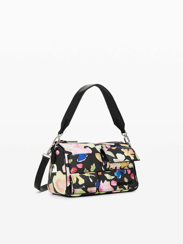 Desigual Desigual Pocket Print Phuket Mini Torba crna