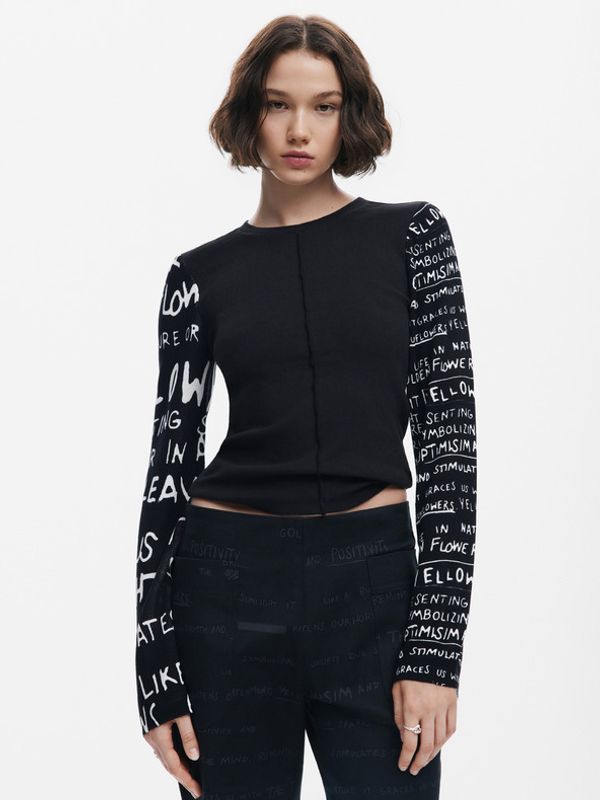 Desigual Desigual Rebe Majica crna