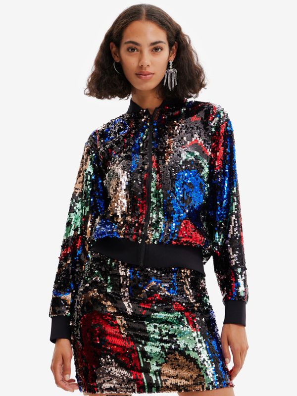 Desigual Desigual Sequin Jakna crna