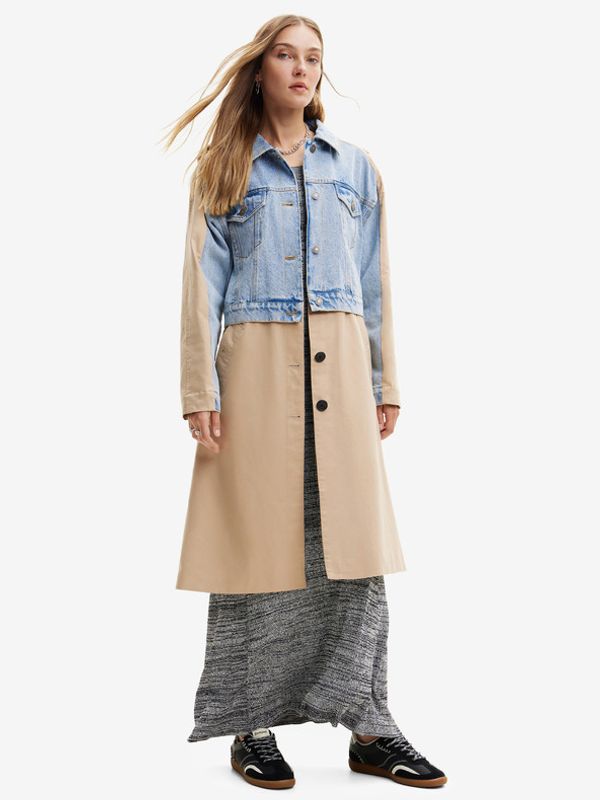 Desigual Desigual Shorlock Kaput bež