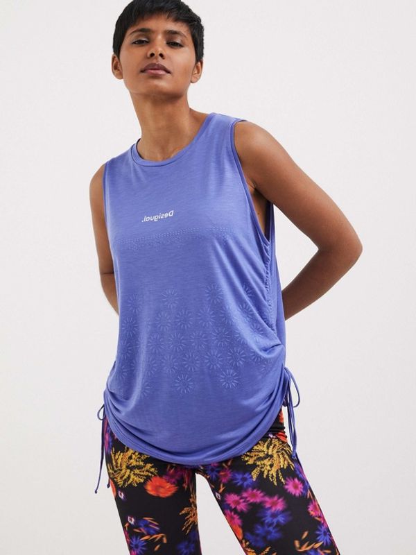 Desigual Desigual Tulum Majica bez rukava ljubičasta