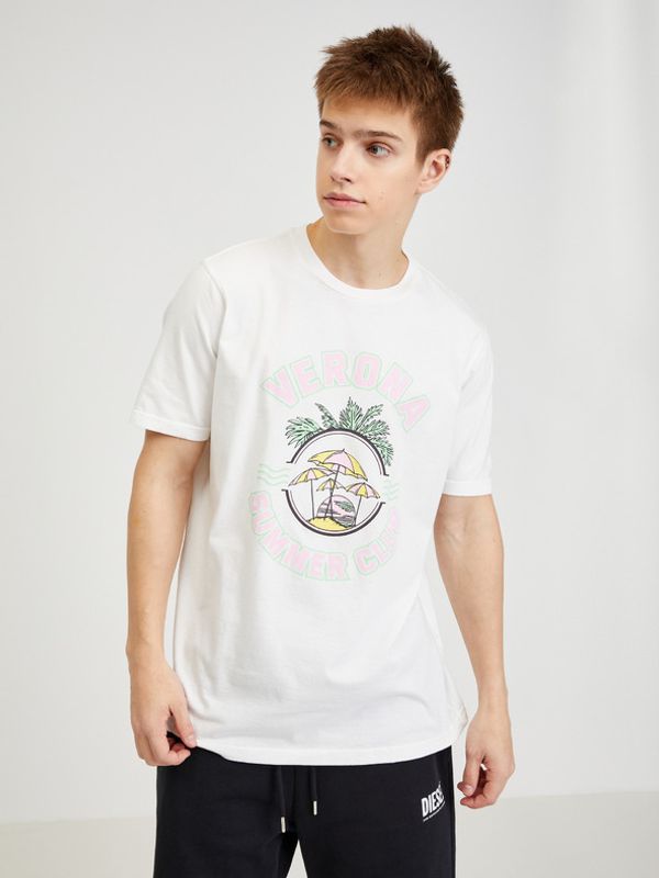 Diesel Diesel Majica bijela