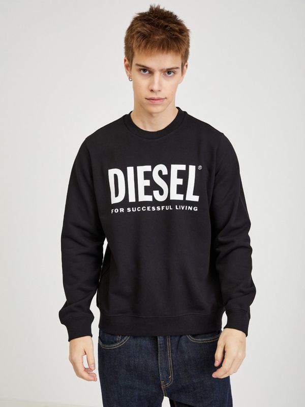 Diesel Diesel Majica dugih rukava crna