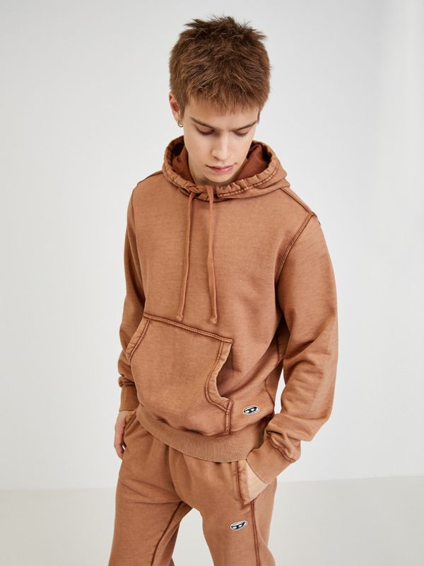 Diesel Diesel Majica dugih rukava smeđa