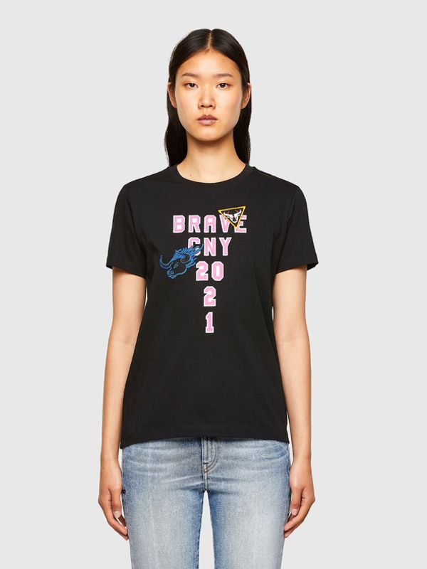 Diesel Diesel Sily Majica crna