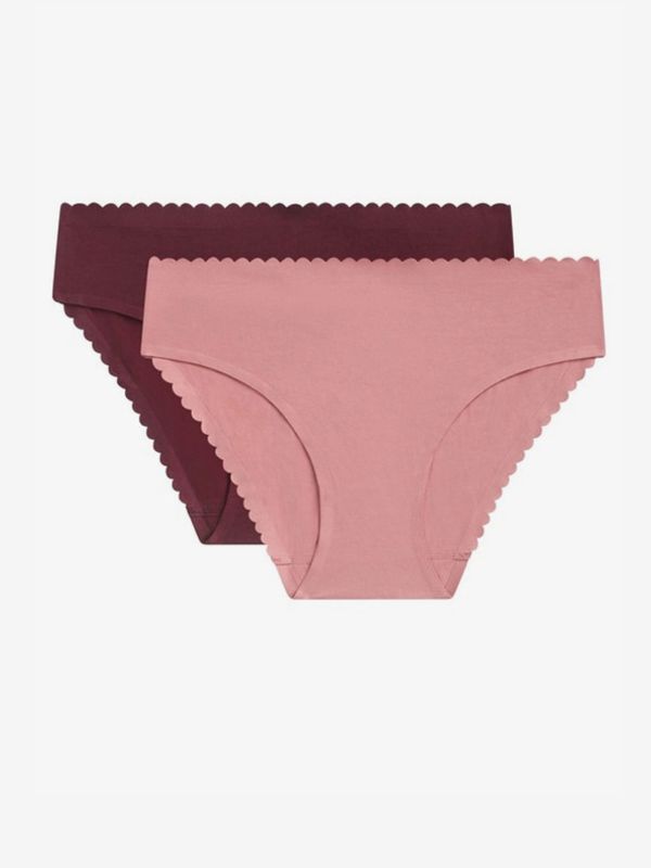 DIM DIM Body Touch Midi Brief 2-pack Gaćice ružičasta
