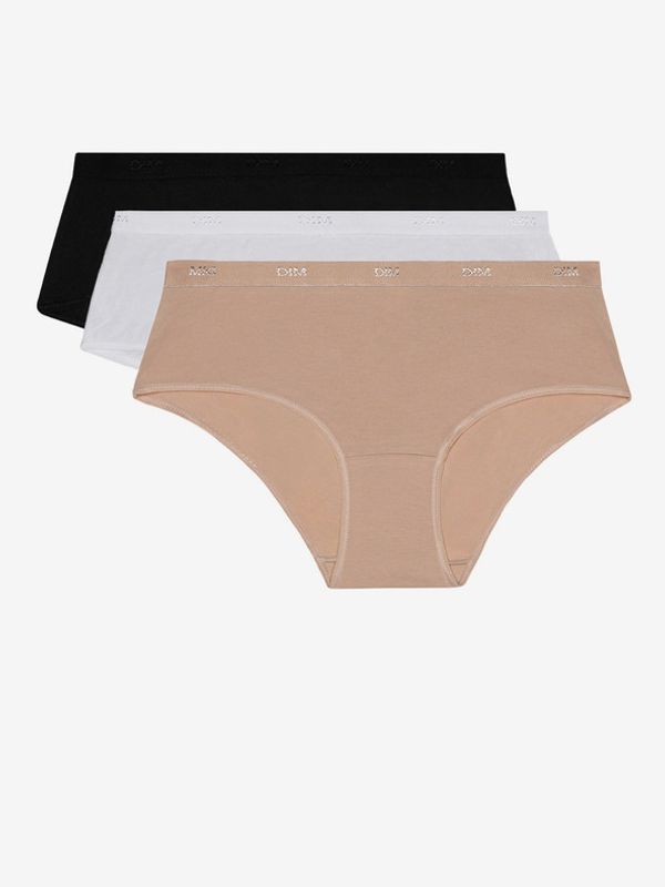 DIM DIM ECO LES POCKETS BOXER 3-pack Gaćice crna