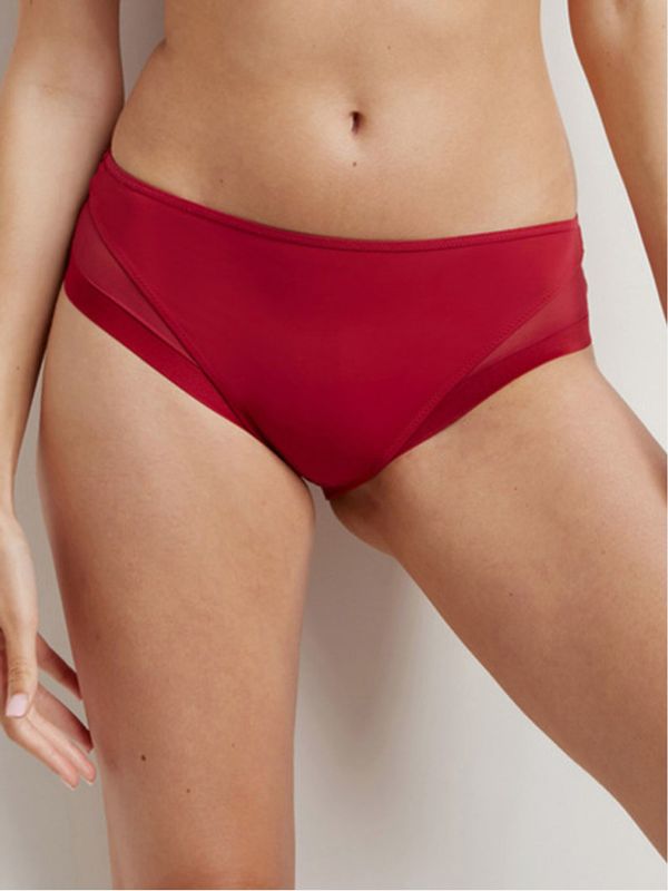 DIM DIM Generous Classic Slip Gaćice crvena