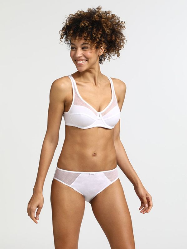 DIM DIM Generous Cotton Bio Slip Gaćice bijela