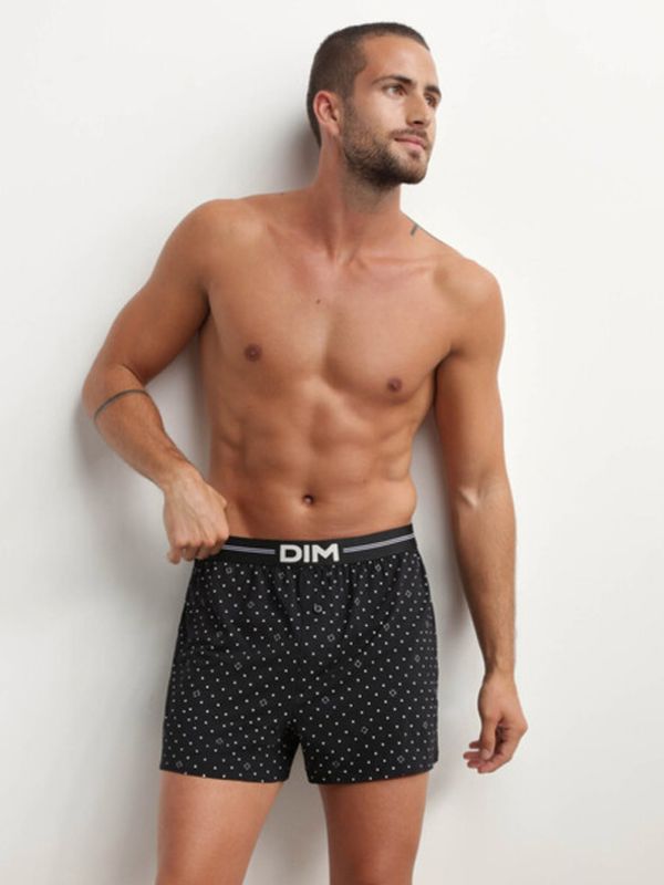 DIM DIM Loose Boxer Široke bokserice crna