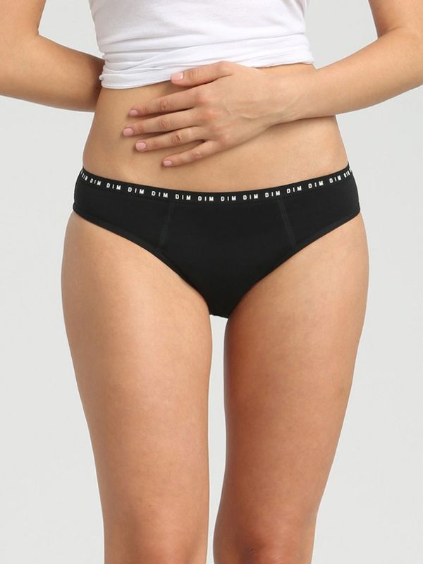 DIM DIM Menstrual Night Slip Gaćice crna