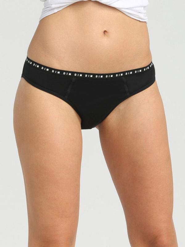 DIM DIM Menstrual Slip Gaćice crna