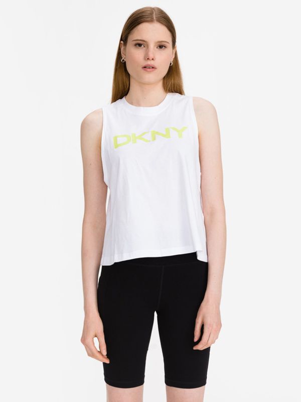 DKNY DKNY Sollip Logo Majica bez rukava bijela
