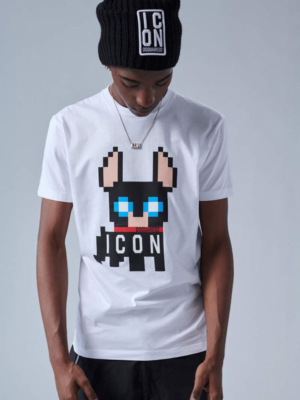 DSQUARED2 DSQUARED2 Majica bijela