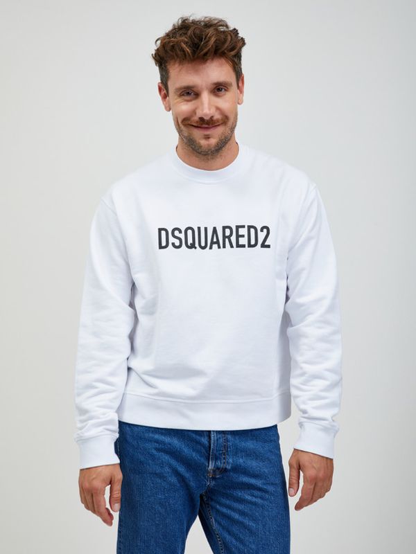 DSQUARED2 DSQUARED2 Majica dugih rukava bijela