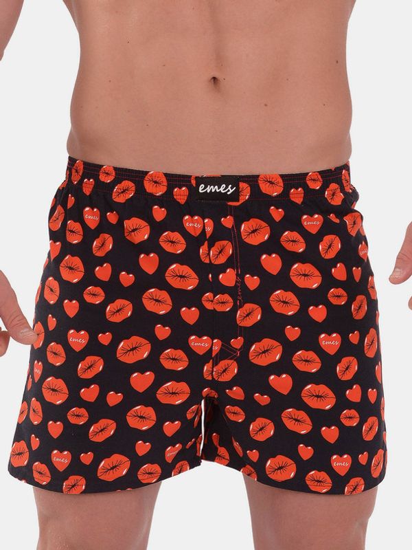 Emes Emes Široke bokserice crna