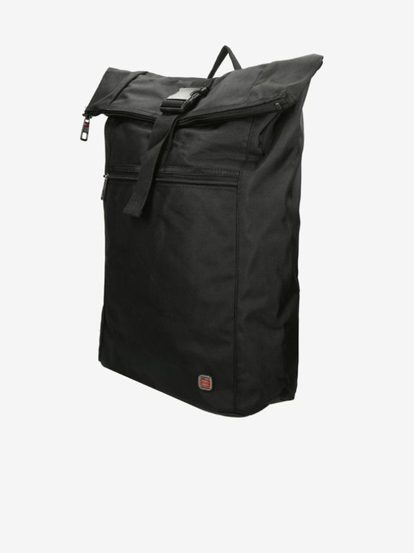 Enrico Benetti Enrico Benetti Cornell 17" Notebook Roll Top Black Ruksak crna