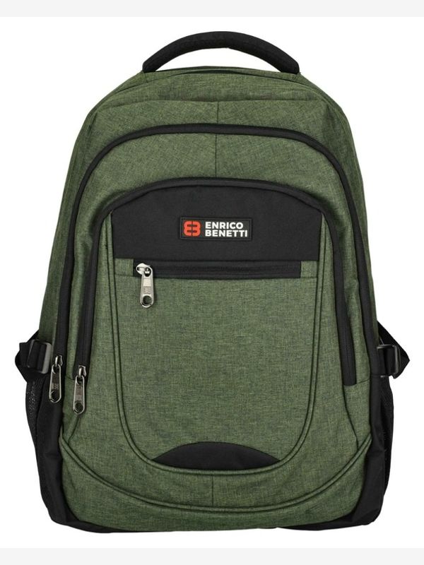 Enrico Benetti Enrico Benetti Hamburg Notebook 35,5 l Olive Ruksak zelena