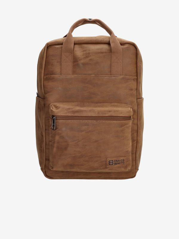 Enrico Benetti Enrico Benetti Rotterdam 13" Notebook Backpack Camel Ruksak smeđa