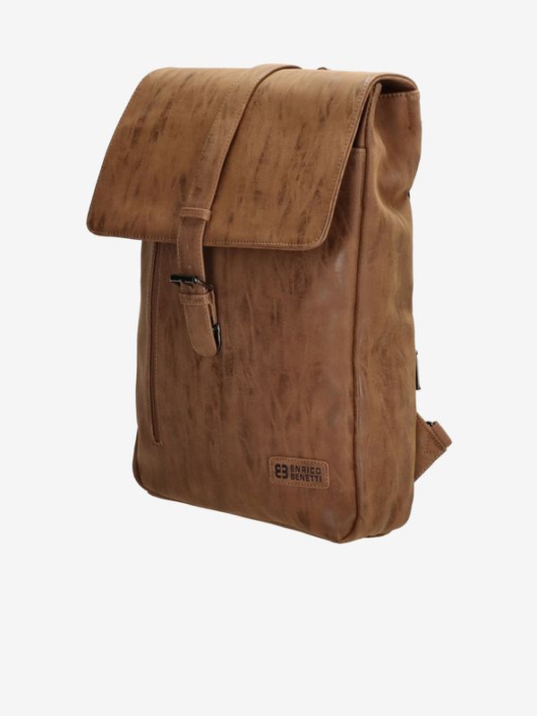 Enrico Benetti Enrico Benetti Rotterdam 17" Notebook Camel Ruksak smeđa