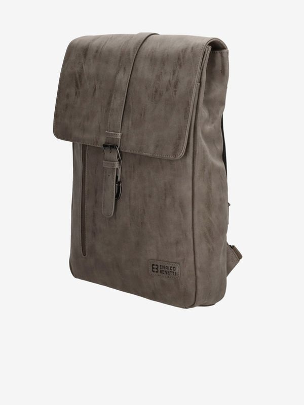 Enrico Benetti Enrico Benetti Rotterdam 17" Notebook Medium Taupe Ruksak siva