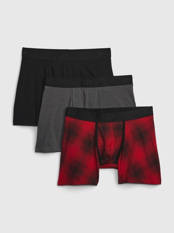 GAP GAP 3-pack Bokserice crvena