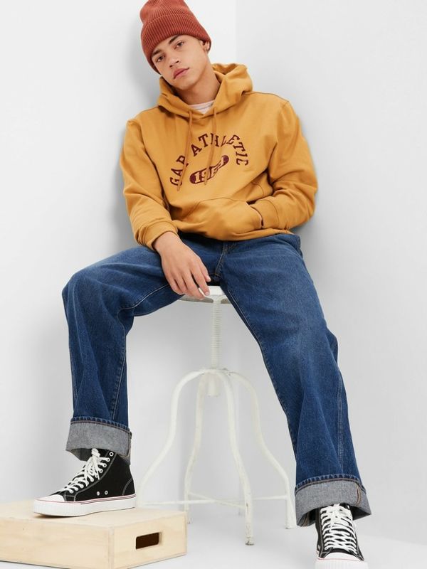 GAP GAP Athletic Majica dugih rukava žuta