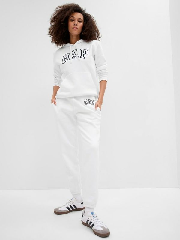 GAP GAP Donji dio trenirke bijela