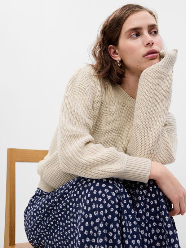 GAP GAP Džemper bijela