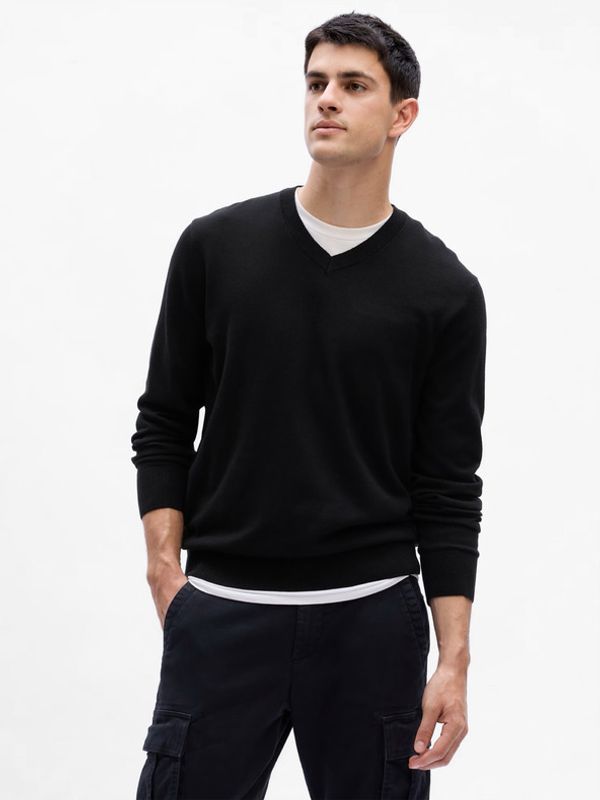 GAP GAP Džemper crna