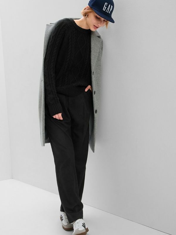 GAP GAP Džemper crna