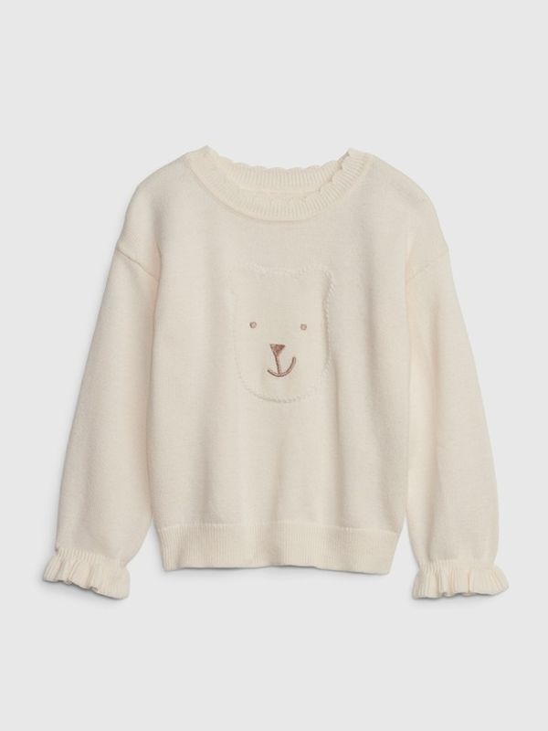 GAP GAP Džemper dječji bijela