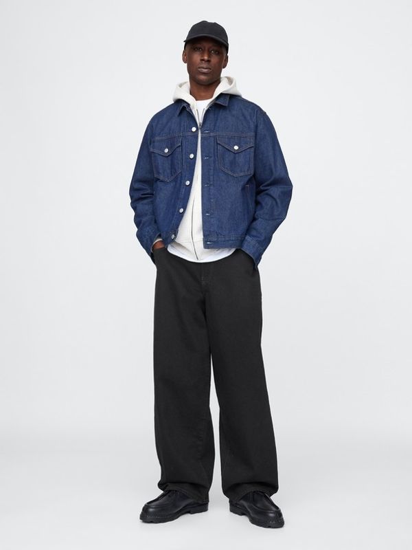 GAP GAP Extra Baggy Traperice crna