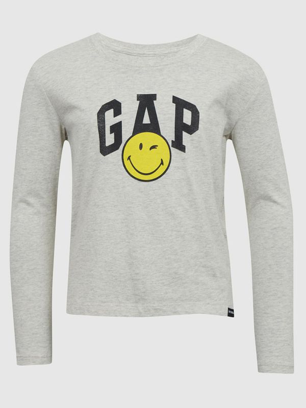 GAP GAP Gap & Smiley® Majica dječja siva