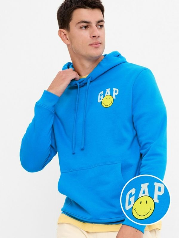 GAP GAP Gap & Smiley® Majica dugih rukava plava