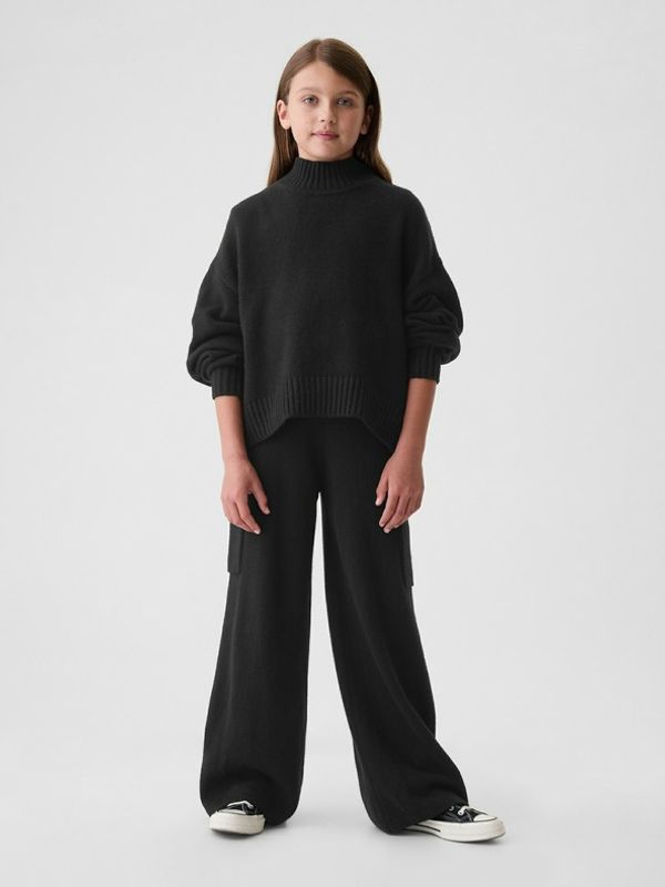 GAP GAP Hlače dječje crna