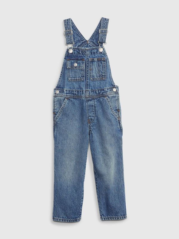 GAP GAP Hlače s tregerima dječje plava