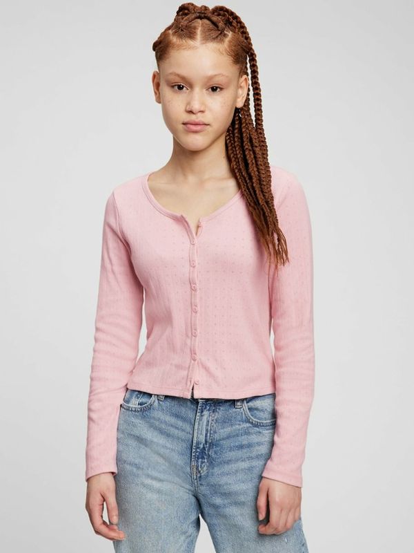 GAP GAP Kardigan dječji ružičasta