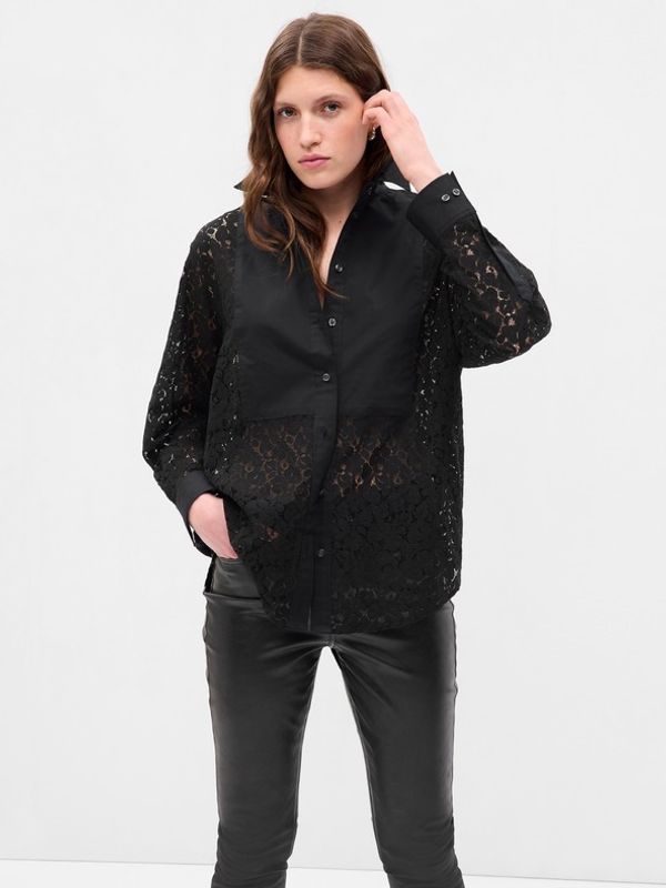 GAP GAP Košulja crna